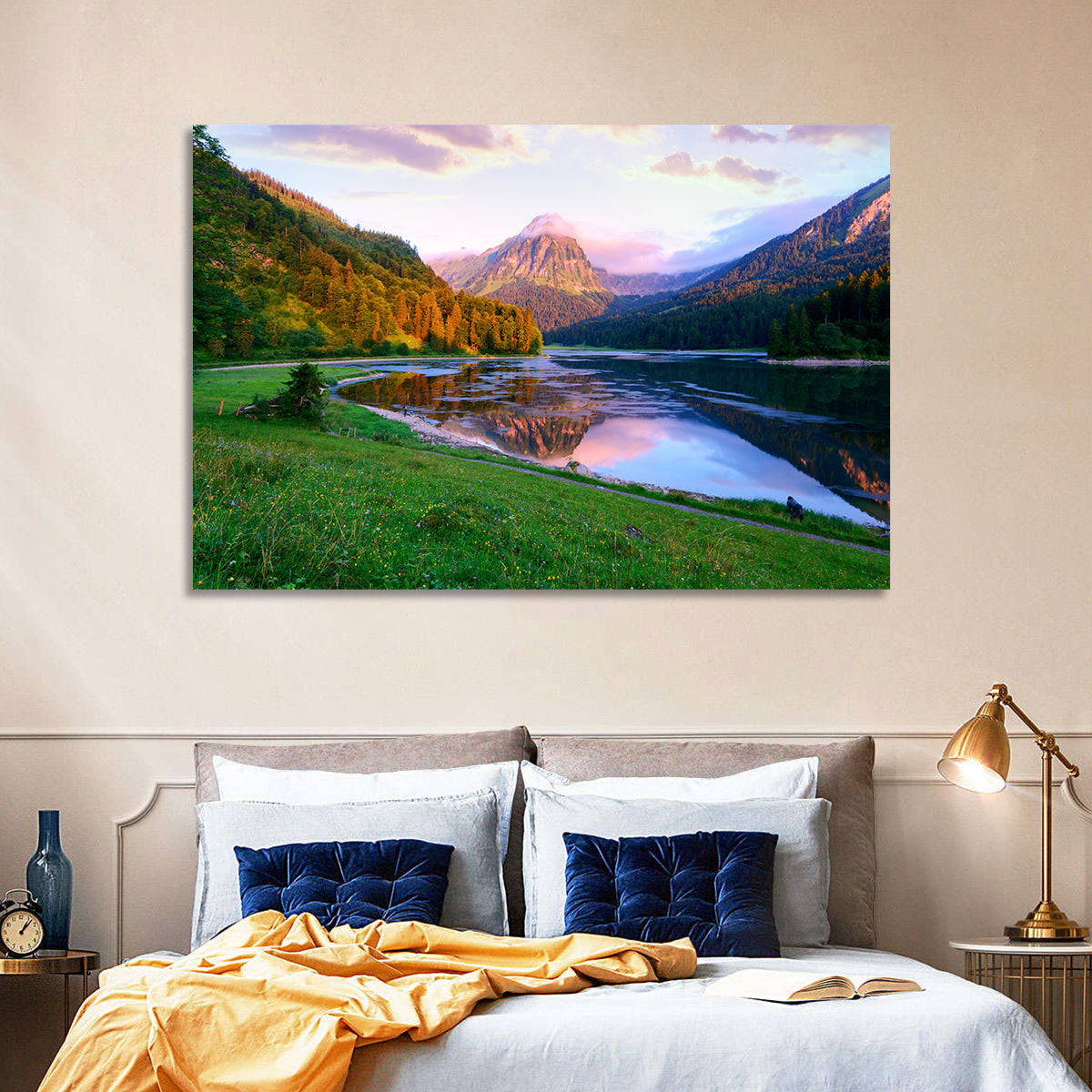 Obersee Reflection, Switzerland Wall Art
