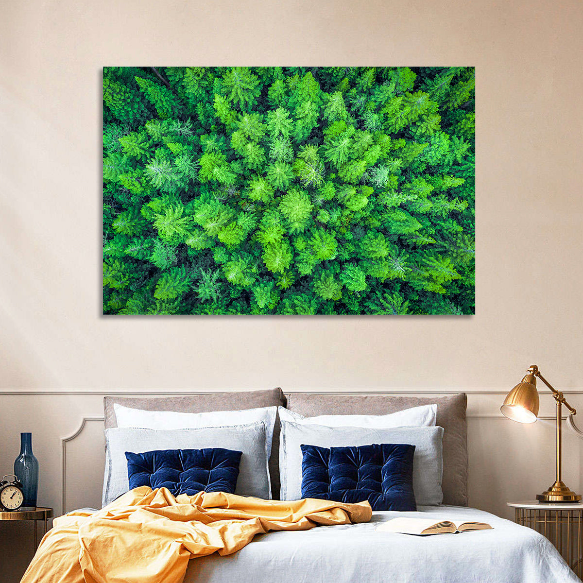 Whakarewarewa Forest Canopy Wall Art in a room, landscape