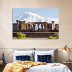 Zvartnots Cathedral and Mount Ararat Wall Art