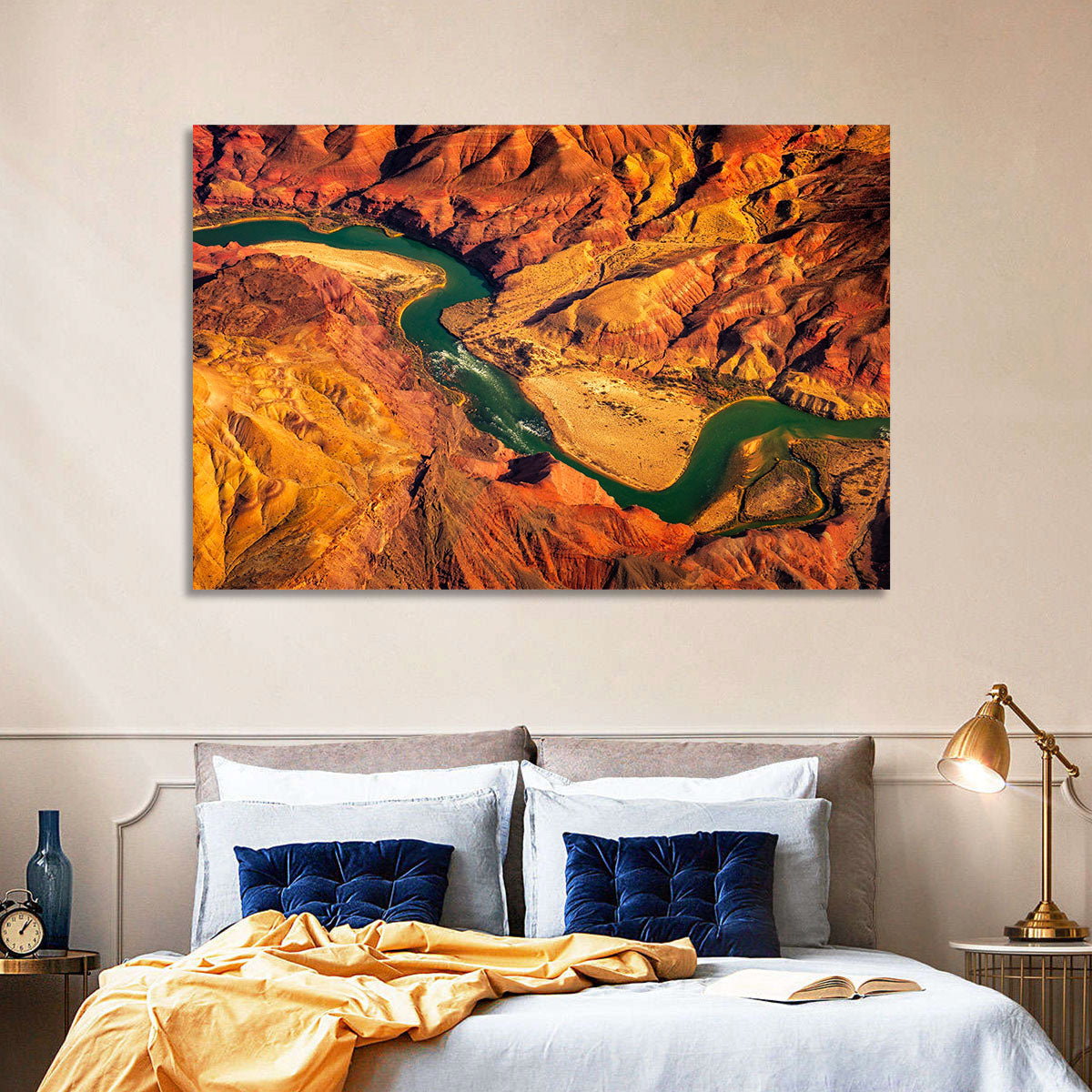 Aerial Colorado River Canyon Wall Art