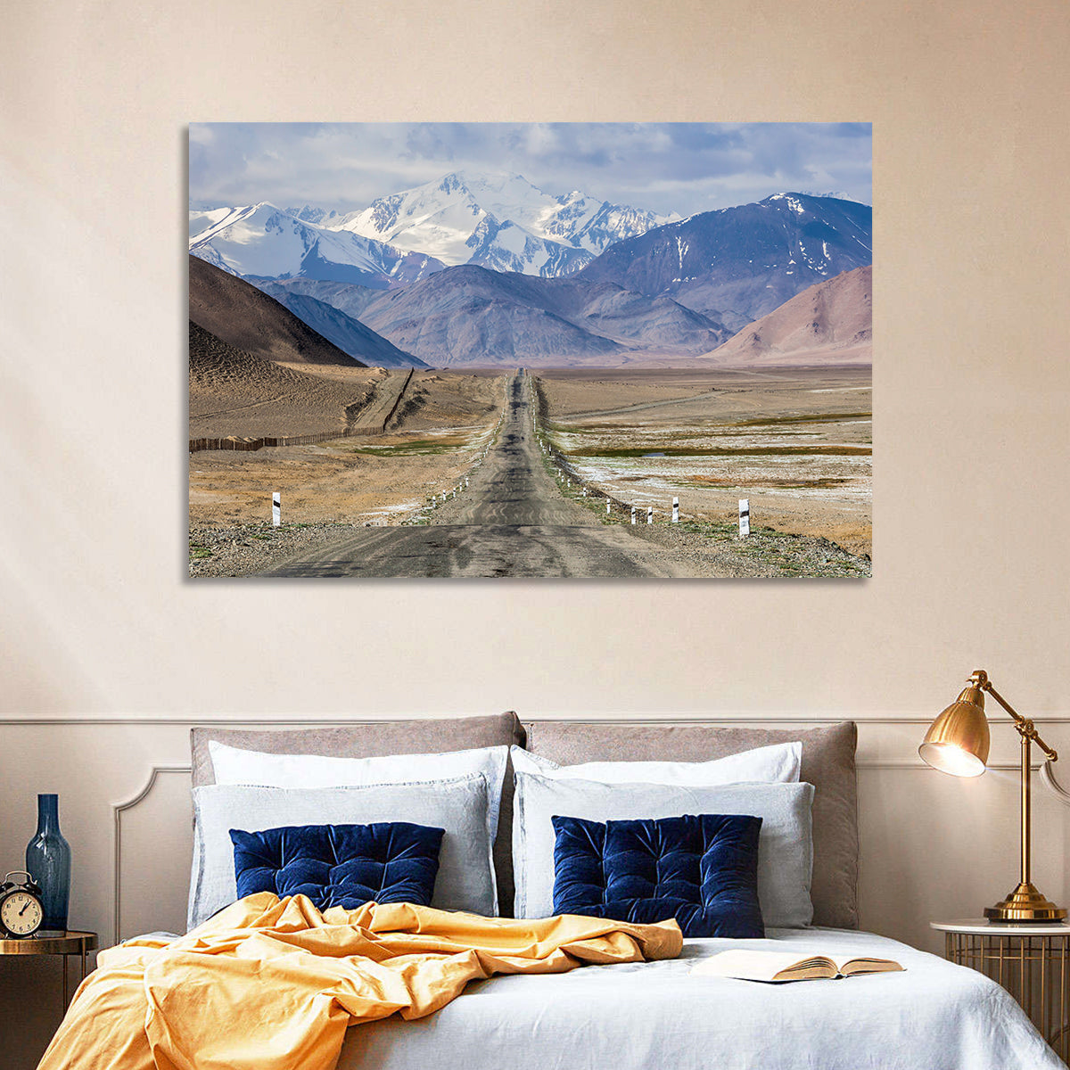 Pamir Mountain Road Wall Art