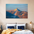 Ještěd Summit at Golden Hour Wall Art
