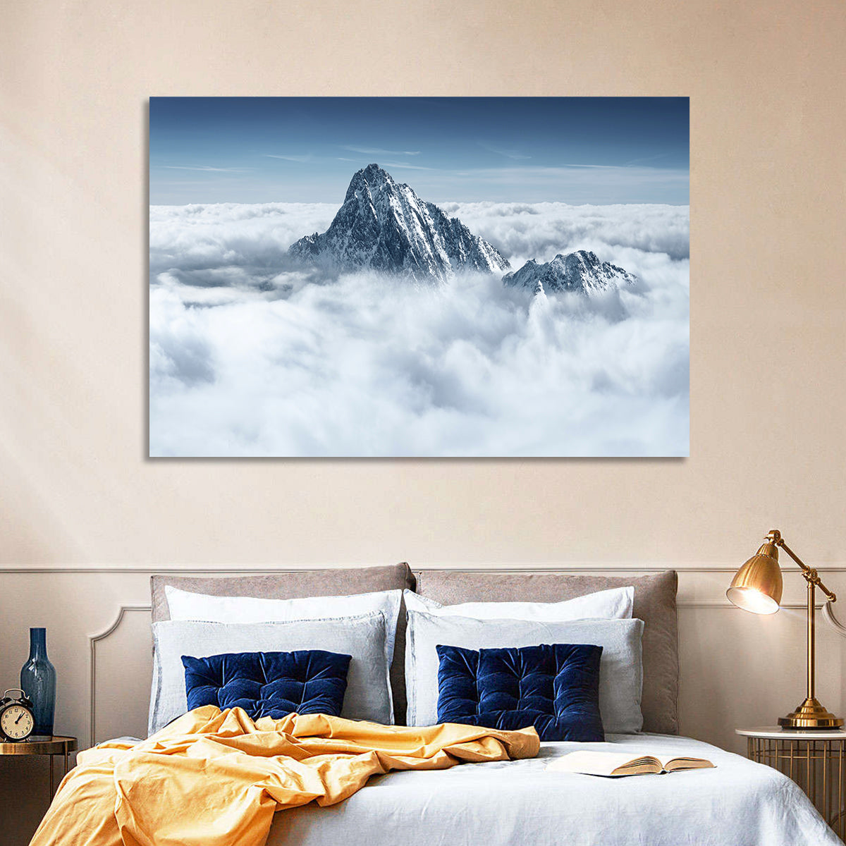 Peaks Above Clouds Wall Art