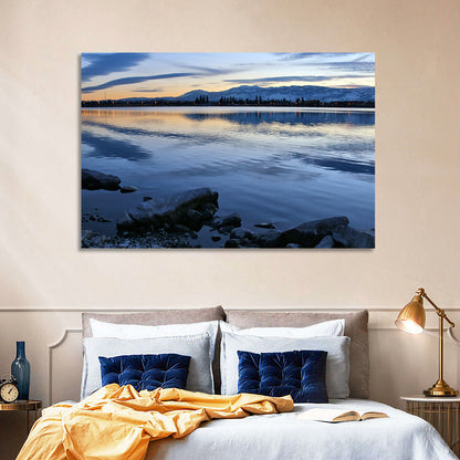Sparks Marina Twilight Reflection Wall Art