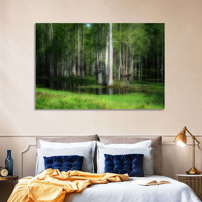 Lush Cypress Swamp Wall Art