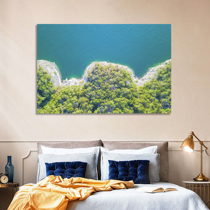 Lake Travis Shoreline Aerial Wall Art