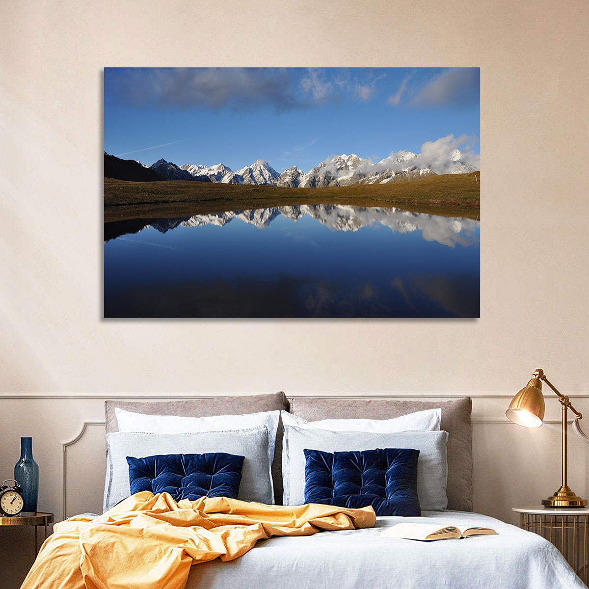 Svaneti Lake Reflection Wall Art