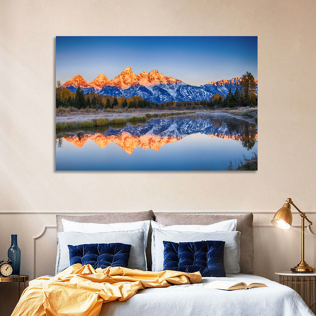 Schwabacher Landing, Grand Teton Sunrise Wall Art