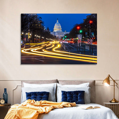 Pennsylvania Avenue at Dusk Wall Art
