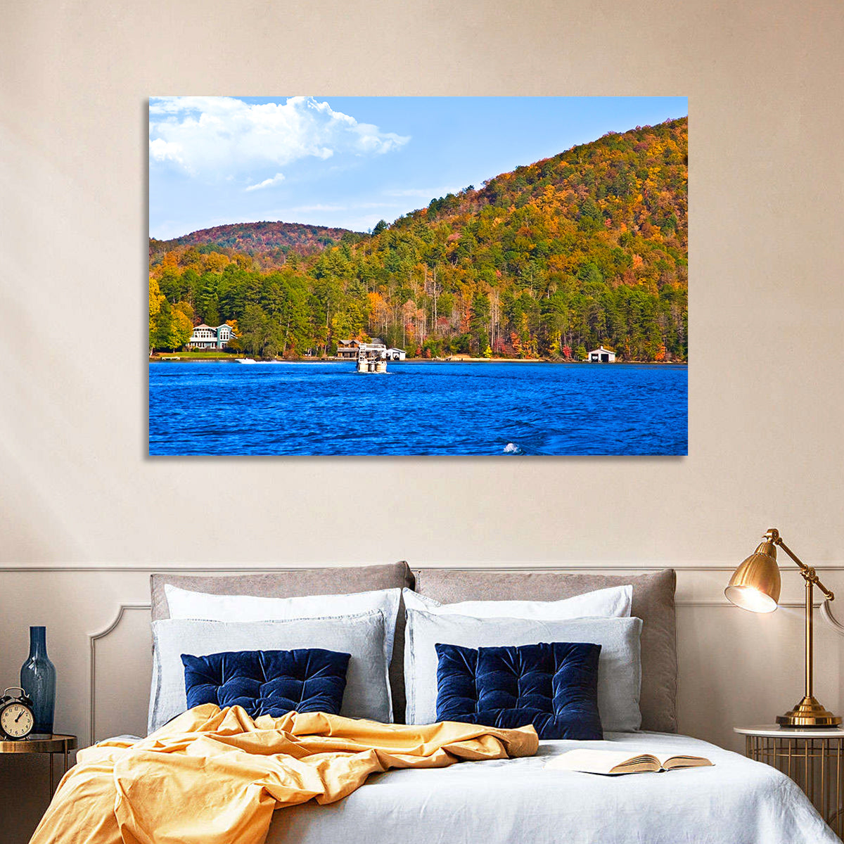 Lake Burton Autumn View Wall Art