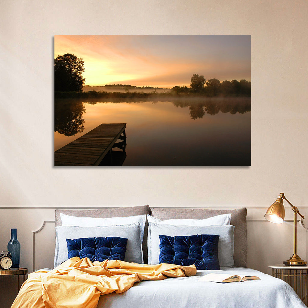 Golden Morning Pier Wall Art