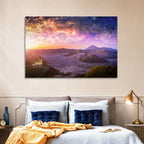 Mount Bromo Sunset View Wall Art