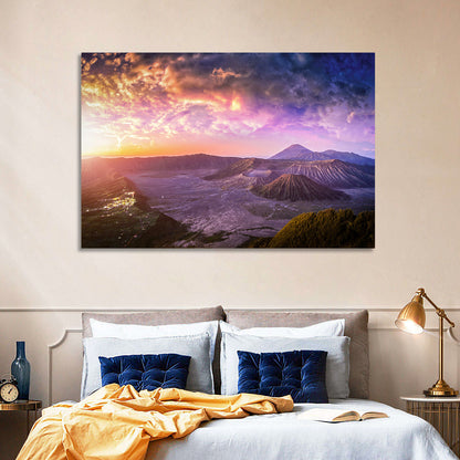 Bromo Volcano Wall Art