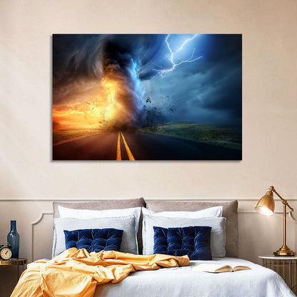Road to a Twisting Tornado Wall Art