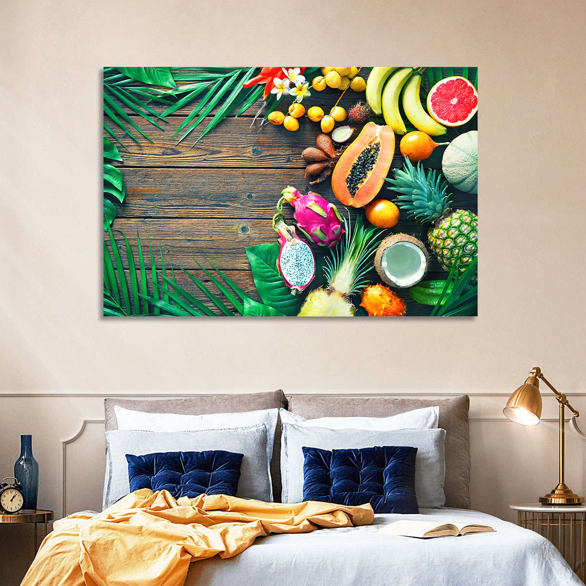 Tropical Fruit Still Life Wall Art