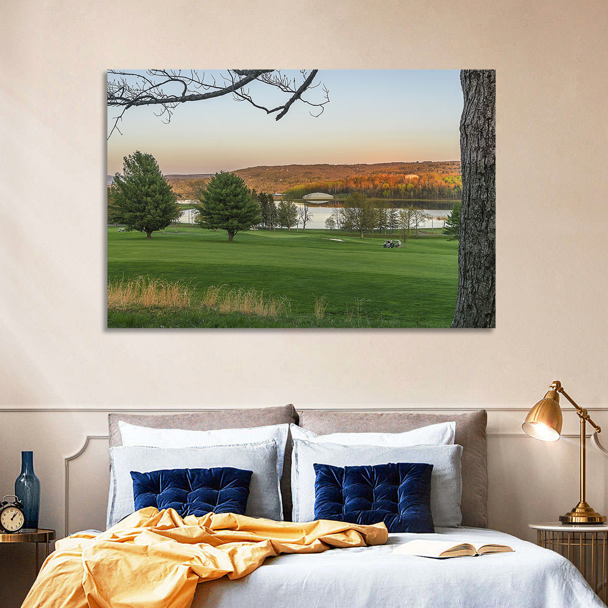 Roscoe Conkling Park Golden Hour Wall Art