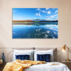 Patricia Lake Autumn Reflection Wall Art