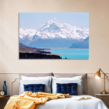 Lake Pukaki and Aoraki Mount Cook Wall Art