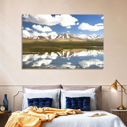 Song Kul Lake Reflection Wall Art