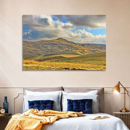 Shamakhi Valley Harvest Fields Wall Art