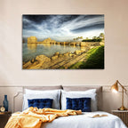 Sidon Sea Castle Wall Art