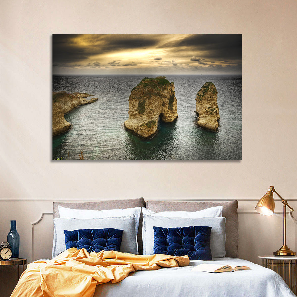 Pigeon Rocks, Raouché Wall Art