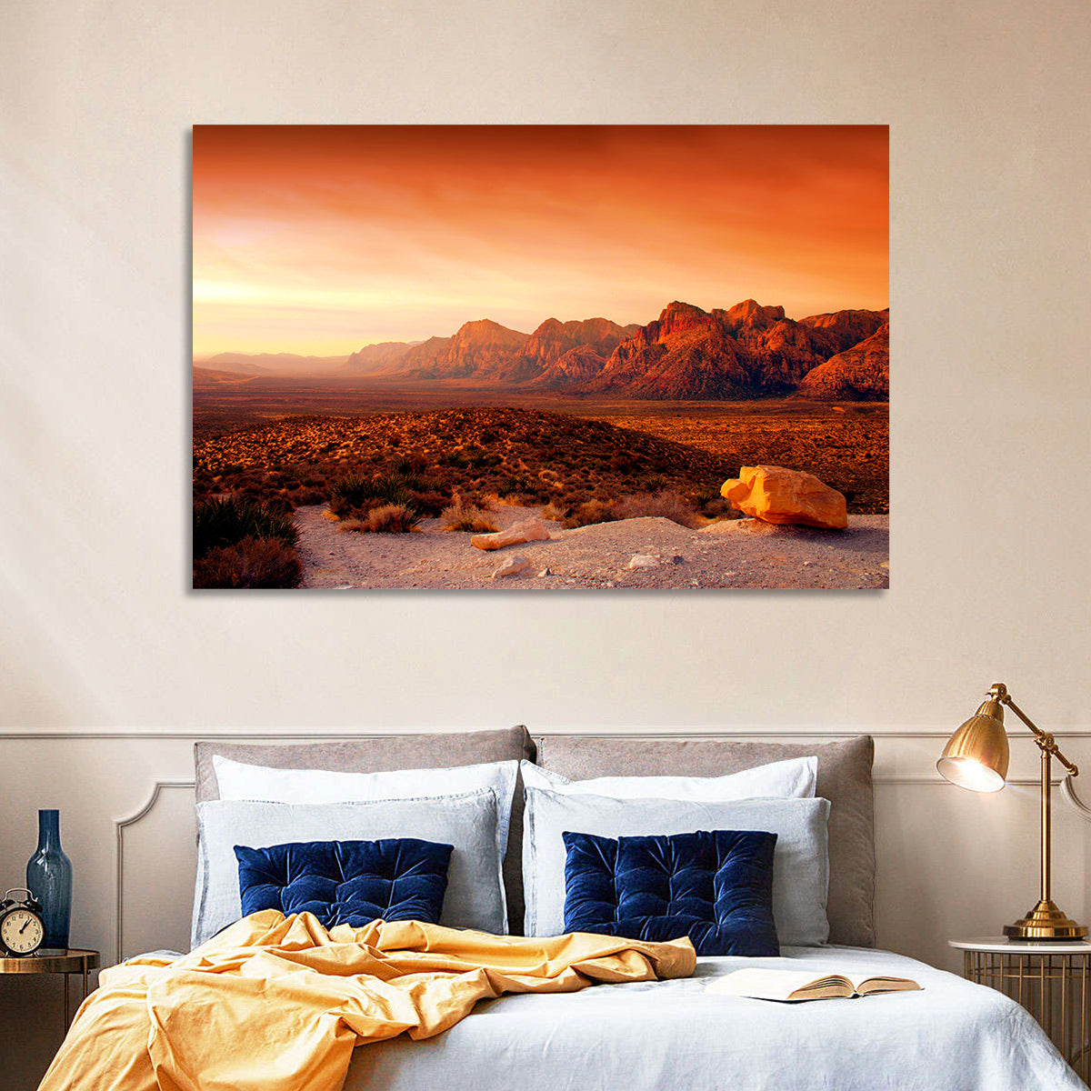 Red Rock Canyon Sunset Wall Art