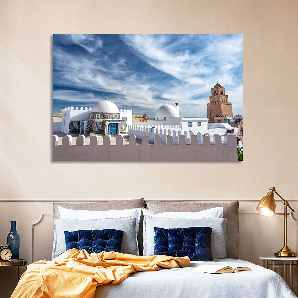 Great Mosque of Kairouan, Tunisia Wall Art in a room, landscape