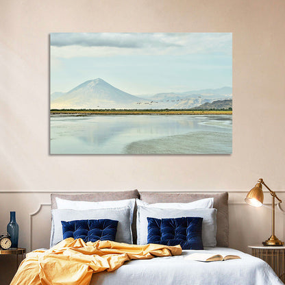 Lake Natron Reflection Wall Art