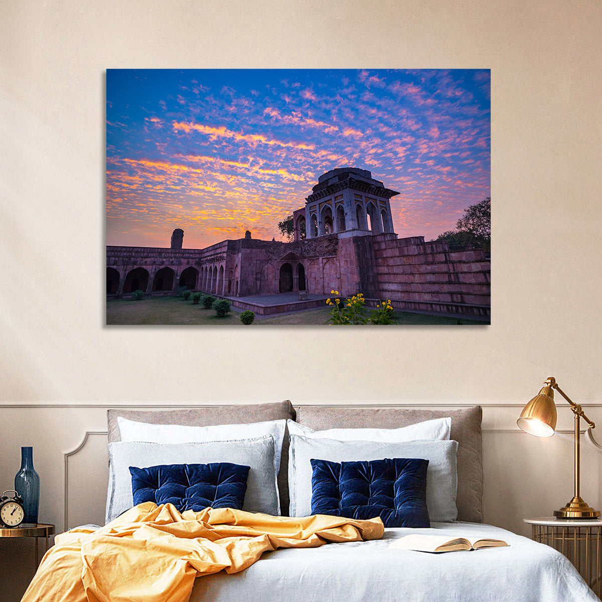 Ashrafi Mahal Sunset Wall Art