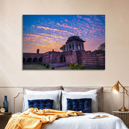 Ashrafi Mahal Sunset Wall Art