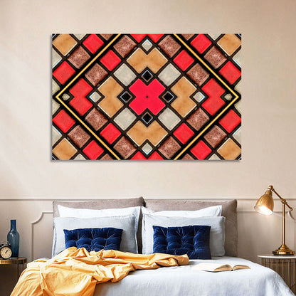 Connected Blocks Wall Art