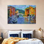Port Grimaud Canal Scene Wall Art