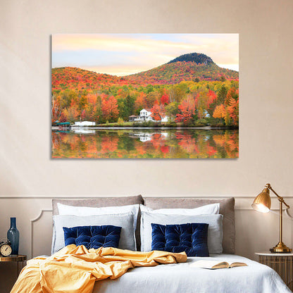Groton Lakehouse Reflection Wall Art