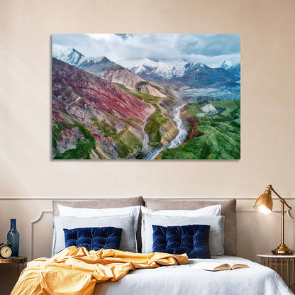 Mount Lenin Glacial Valley Wall Art