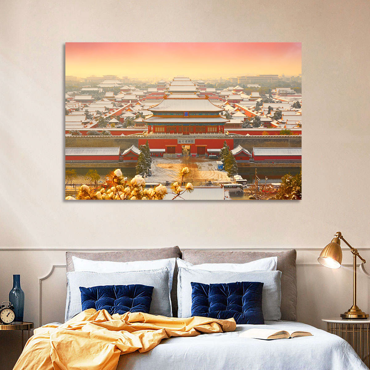 Forbidden City Gateway at Golden Hour Wall Art