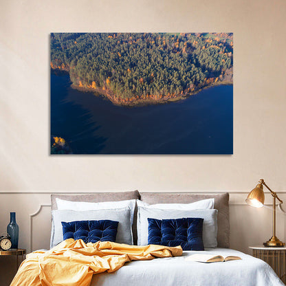 Lake Dolysets Aerial View Wall Art