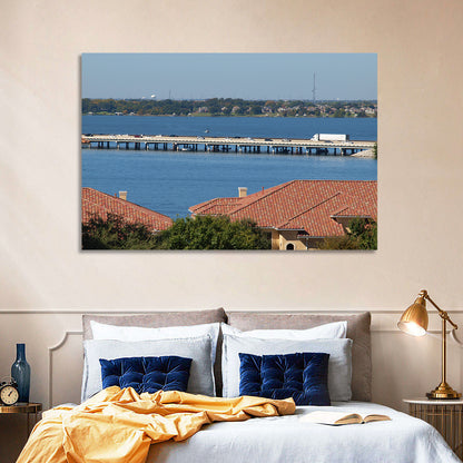 Lake Ray Hubbard Bridge View Wall Art