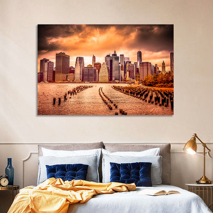 Lower Manhattan Financial District Wall Art