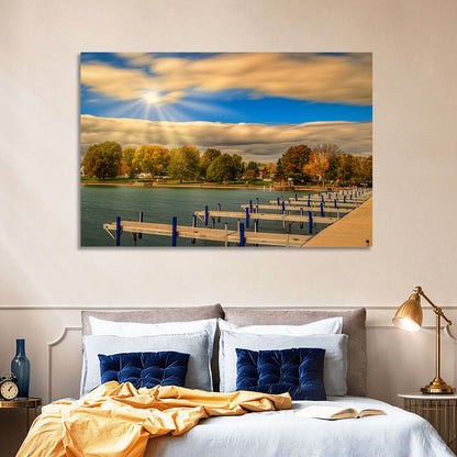 Skaneateles Lake Pier Wall Art