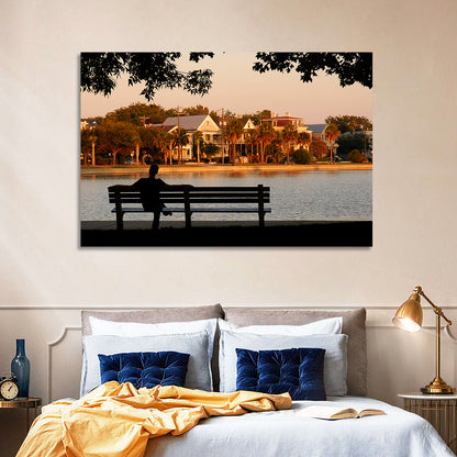 Colonial Lake, Charleston Wall Art