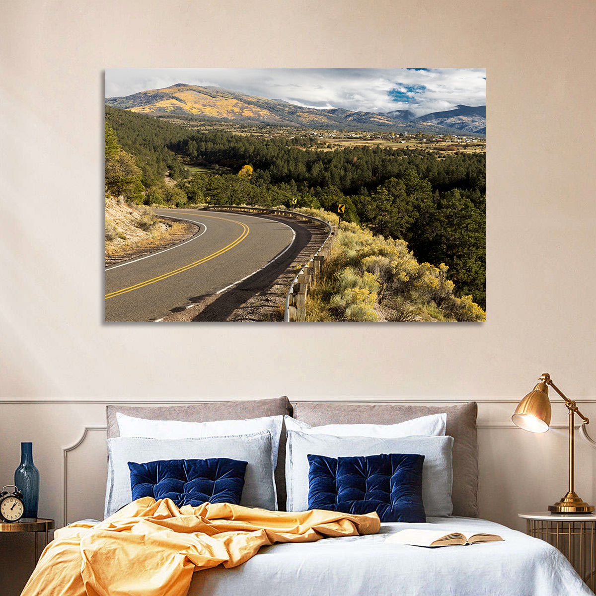 Road to Taos Wall Art in a room, landscape