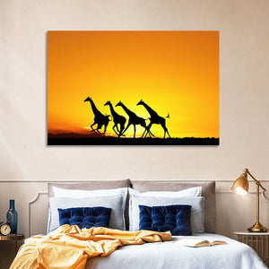 African Giraffes Wall Art