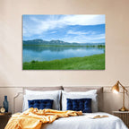 Boulder Reservoir and Flatirons Wall Art