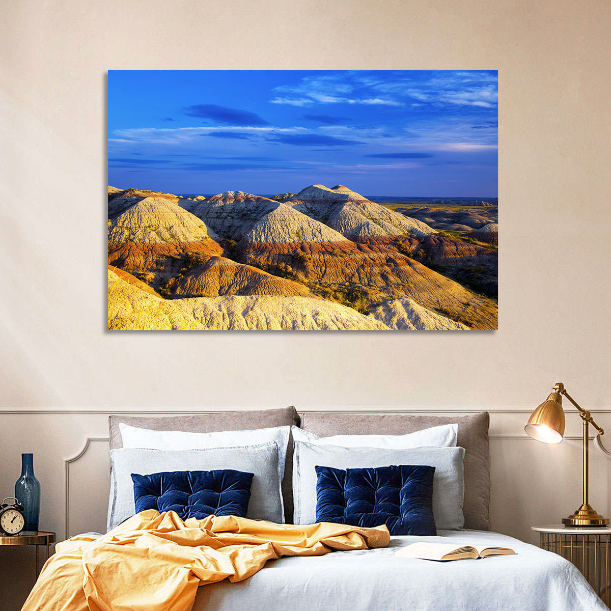 Badlands National Park Golden Hour Wall Art