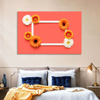 Handwritten Gerbera Greeting Wall Art