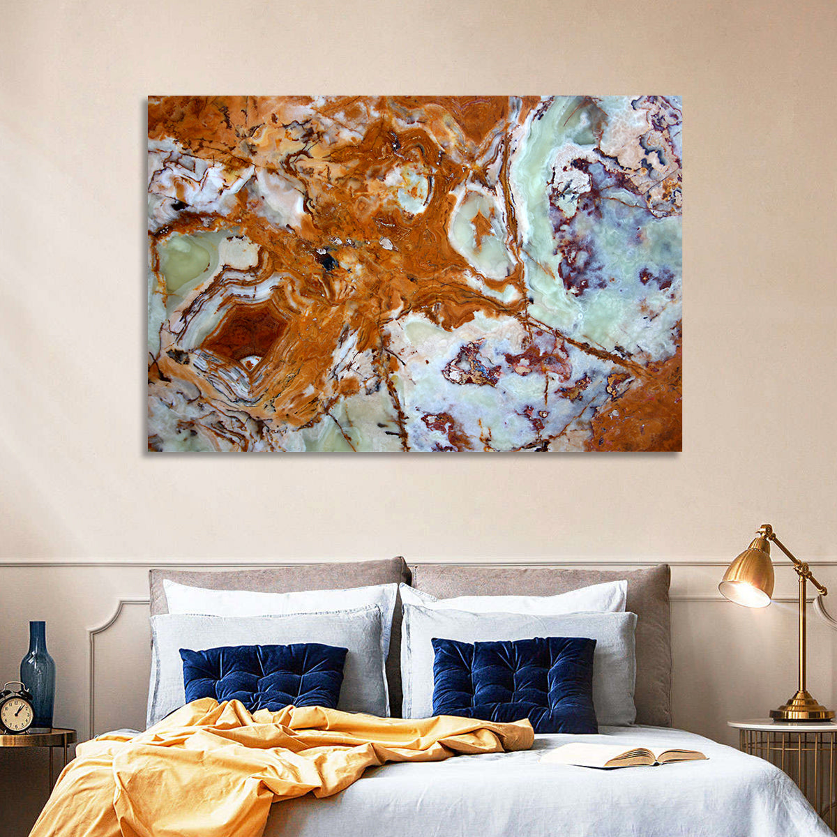 Onyx Texture Abstract Wall Art