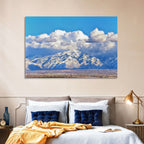 Wasatch Snow Capped Peaks Wall Art