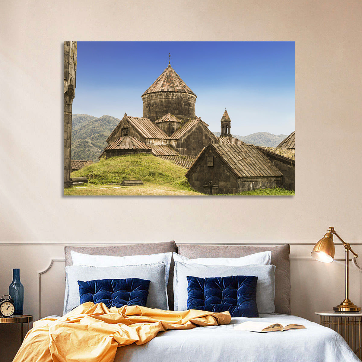 Haghartsin Monastery Stone Dome Wall Art in a room, landscape