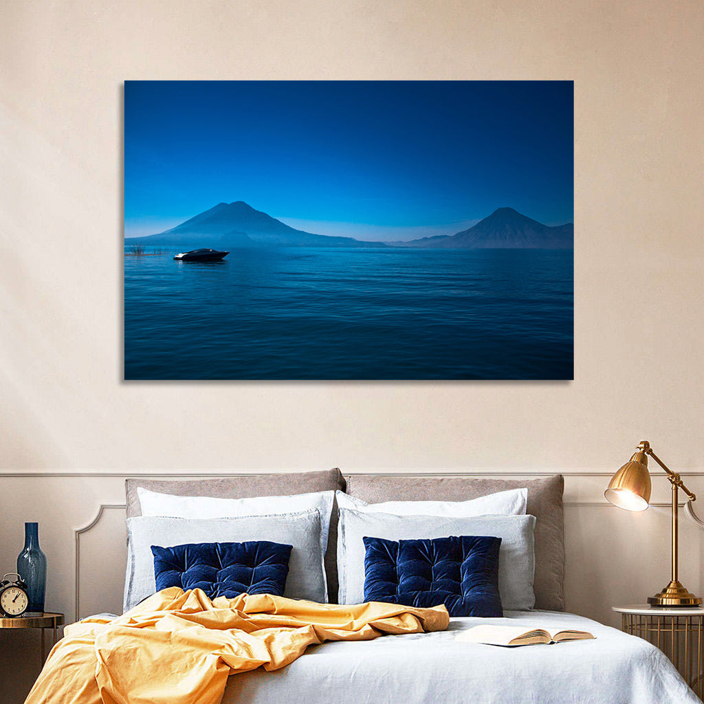 Boat on Lake Atitlán Wall Art